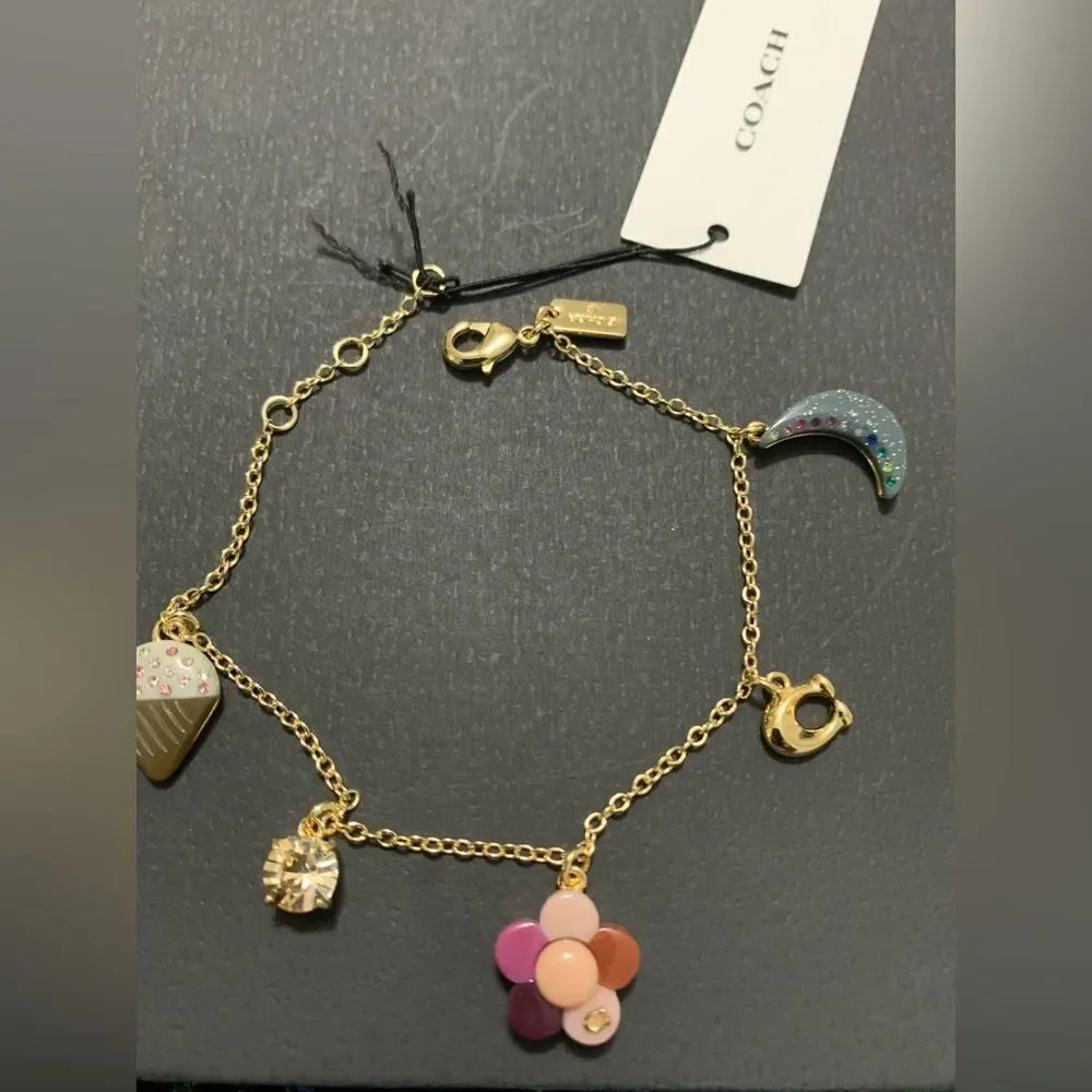 NEW COACH CHARM BRACELET